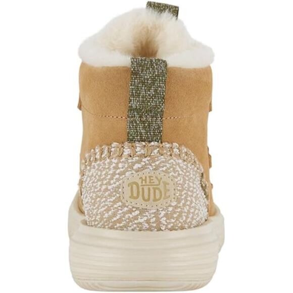 Tan Suede Boot Women's Boots‎ Pull On Comfortable Light-Weight Outdoor Shoes - Picture 3 of 5